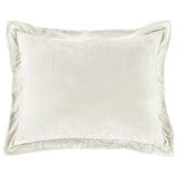 Stella Faux Silk Velvet Flanged Dutch Euro Pillow