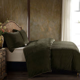 Stella Faux Silk Velvet Duvet Cover Set