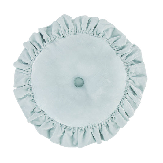 Stella Faux Silk Velvet Round Pillow