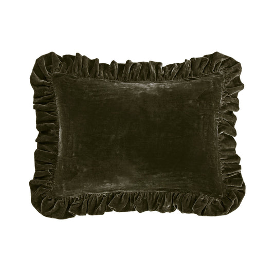 Stella Faux Silk Velvet Oblong Pillow