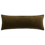 Stella Faux Silk Velvet Long Lumbar Pillow