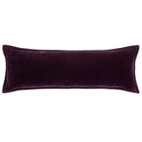 Stella Faux Silk Velvet Long Lumbar Pillow