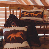 Stella Faux Silk Velvet Double Box Stitch Throw