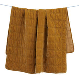 Stella Faux Silk Velvet Double Box Stitch Throw