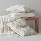 Stella Faux Silk Velvet Double Box Stitch Quilt Set