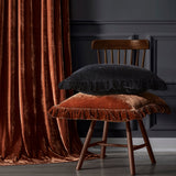 Stella Faux Silk Velvet Curtain