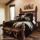 Stella Faux Silk Velvet Bedspread Set