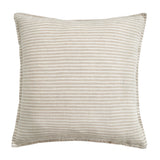 100% French Flax Linen Railroad Stripe Reversible Euro Sham