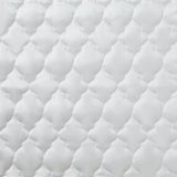 High Shine Satin Quatrefoil Quilt Pillow Sham Set