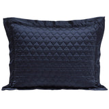 High Shine Satin Quatrefoil Quilt Pillow Sham Set
