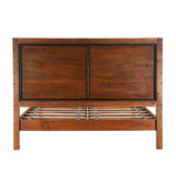 Cosmopolitan King Bed in Honey Brown