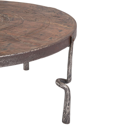 Eiffel 41" Coffee Table with Hammered Legs