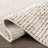 Keita Cream & Brown Area Rug