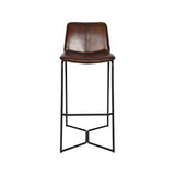 Essex Morgan 18" Bar Chair in Hand Washed Chestnut