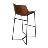 Essex Stanley 19" Bar Chair in Hand Washed Chestnut