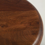 Industrial Loft 13" Adjustable Stool in Walnut
