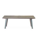 Ibiza 48" Bench in Vintage Teal Reclaimed Wood