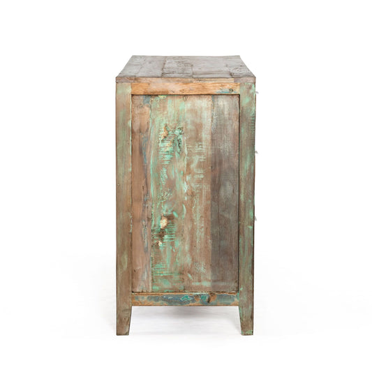 Ibiza 57" Dresser in Vintage Teal Reclaimed Wood