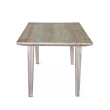 Ibizia 66" Dining Table in Vintage Teal Reclaimed Wood
