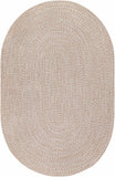 Cream Braided Faux Jute Outdoor Rug
