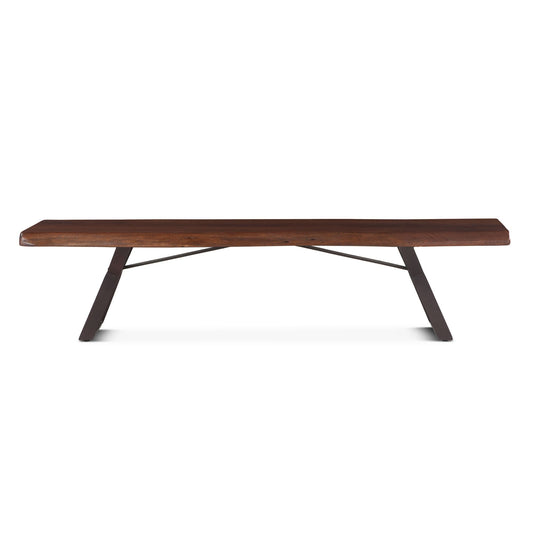 London Loft 90" Bench in Walnut
