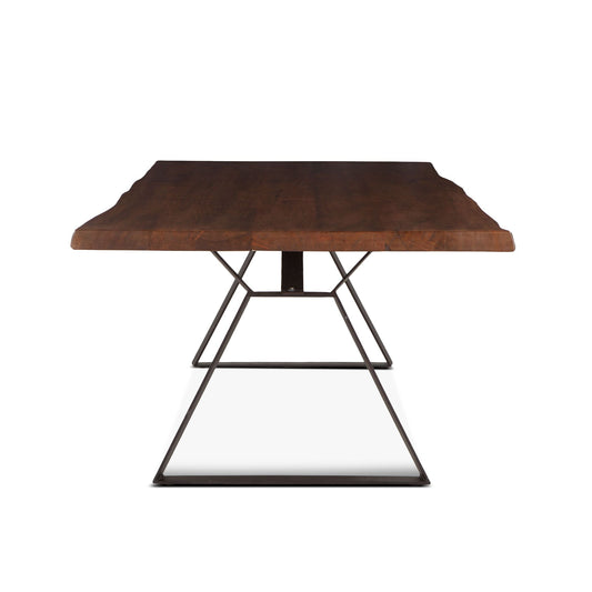 London Loft 106" Dining Table in Walnut