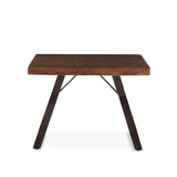 London Loft 23" Side Table in Walnut