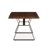 London Loft 23" Side Table in Walnut