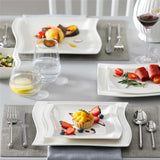 Flora Marble Pink 26 Piece Dinnerware Set
