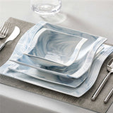 Flora Marble Pink 26 Piece Dinnerware Set