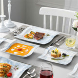 Flora Marble Pink 30 Piece Dinnerware Set