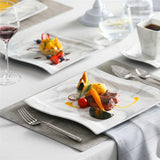 Flora Marble Grey 30 Piece Dinnerware Set