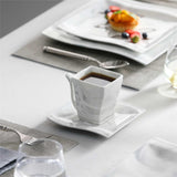 Flora Marble Grey 30 Piece Dinnerware Set