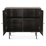 Moab 39" Bar Cabinet in Oxidized Black