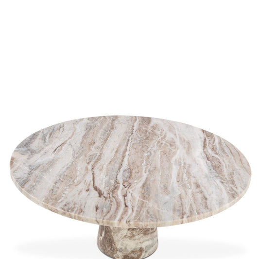Nile 38" Coffee Table in Brown Toronto Marble