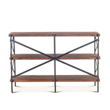 Organic Forge 56" Wide Bookshelf in Raw Walnut