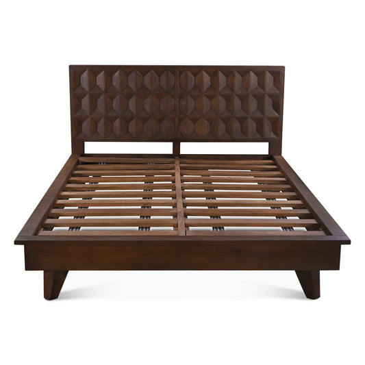 Palermo King Bed in Royal Brown