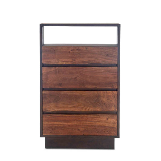 San Marino 34" Wide Tall Chest in Raw Walnut