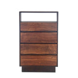 San Marino 34" Wide Tall Chest in Raw Walnut
