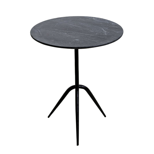 Sperre 18" Accent Table with Lava Marble