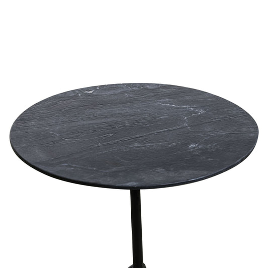 Sperre 18" Accent Table with Lava Marble