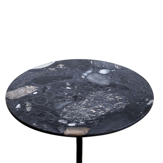 Sperre 18" Accent Table in Norigo Marble
