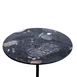 Sperre 18" Accent Table in Norigo Marble