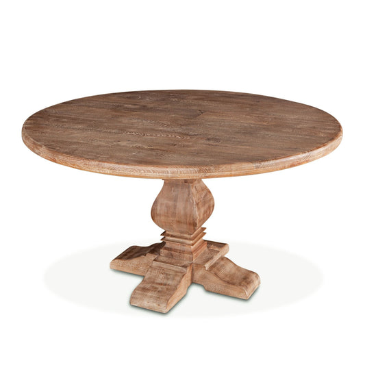 San Rafael 48" Round Dining Table in Antique Oak