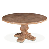 San Rafael 60" Round Dining Table in Antique Oak