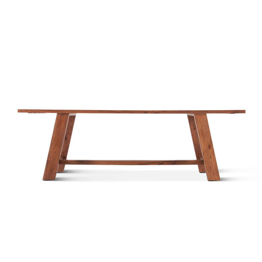 Savannah 94" Dining Table in Cinnamon Brown