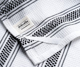 Black Dish Towels - Striped Cleaning Towels