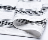 Black Dish Towels - Striped Cleaning Towels