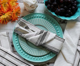 Black Dish Towels - Striped Cleaning Towels