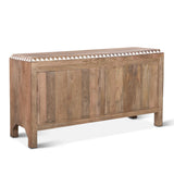 Tangiers 61" Six Drawer Dresser in Carved Natural White